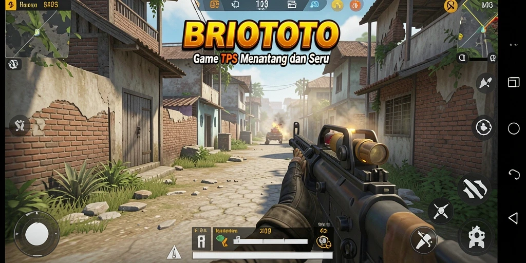 Tangkapan layar BRIOTOTO menampilkan pertempuran TPS yang mendebarkan.