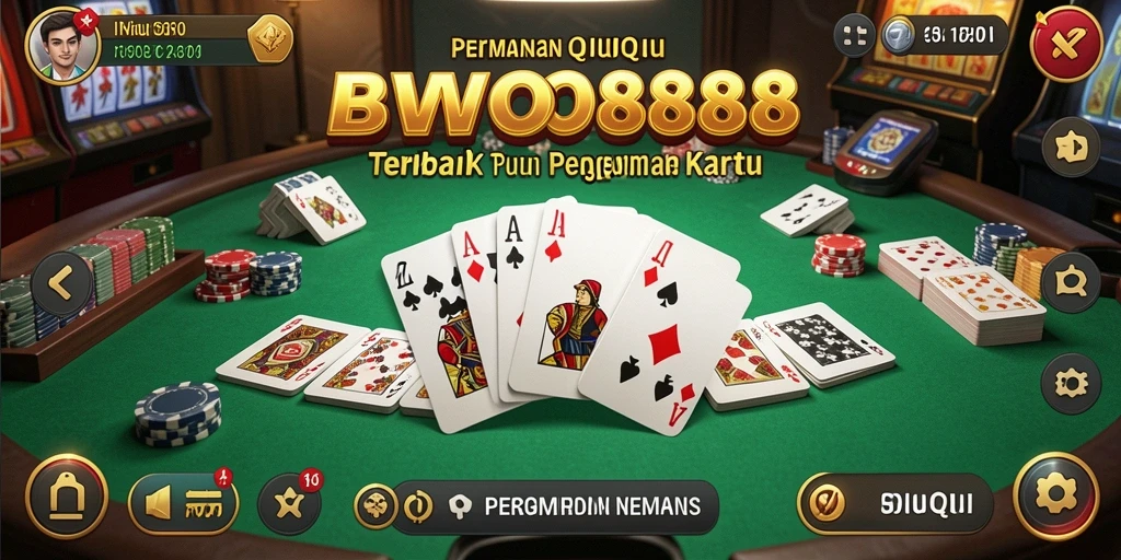 Screenshot gameplay BWO888 yang menampilkan serunya permainan QiuQiu.