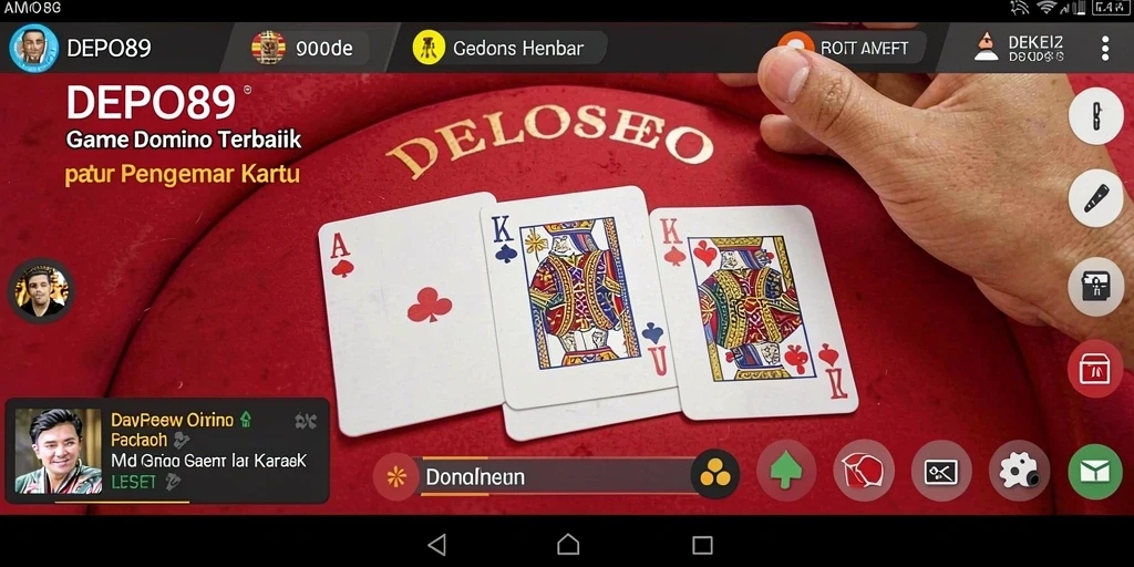 Screenshot DEPO89 menampilkan gameplay domino yang seru dan menarik.