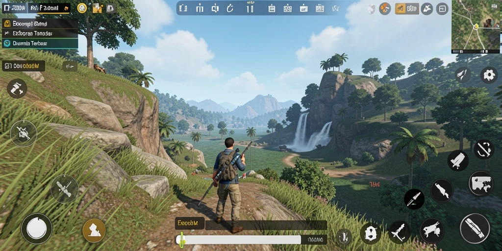 Gameplay menakjubkan F200M di dunia terbuka.