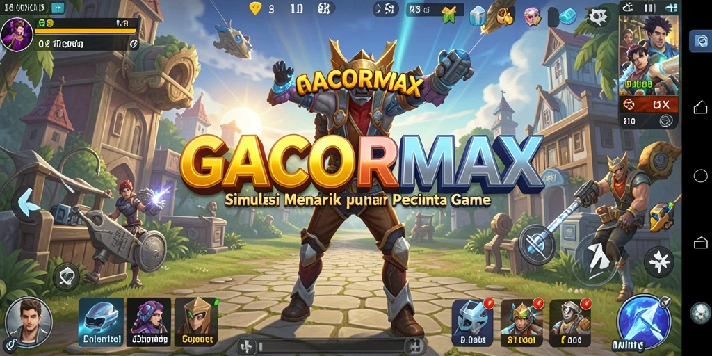 Tangkapan layar dari gameplay menarik GACORMAX dengan elemen simulasi.