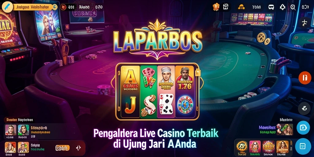 Tampilan gameplay Live Casino yang mengasyikkan di LAPARBOS.