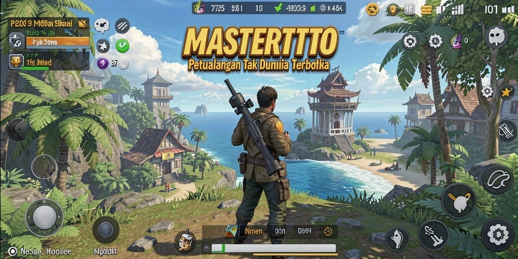 Tampilan gameplay seru di dunia terbuka MASTERTOTO.