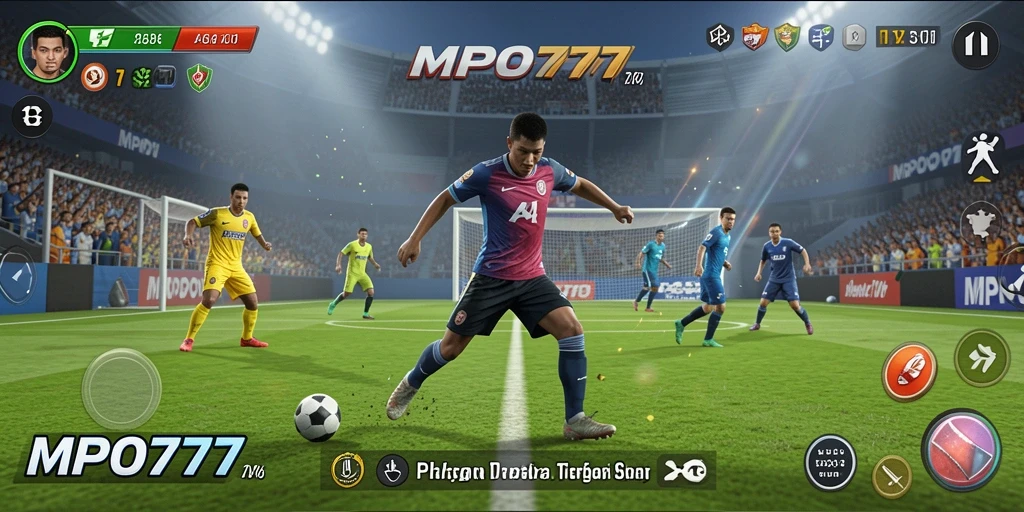 Tampilan gameplay seru yang menggambarkan berbagai jenis olahraga.