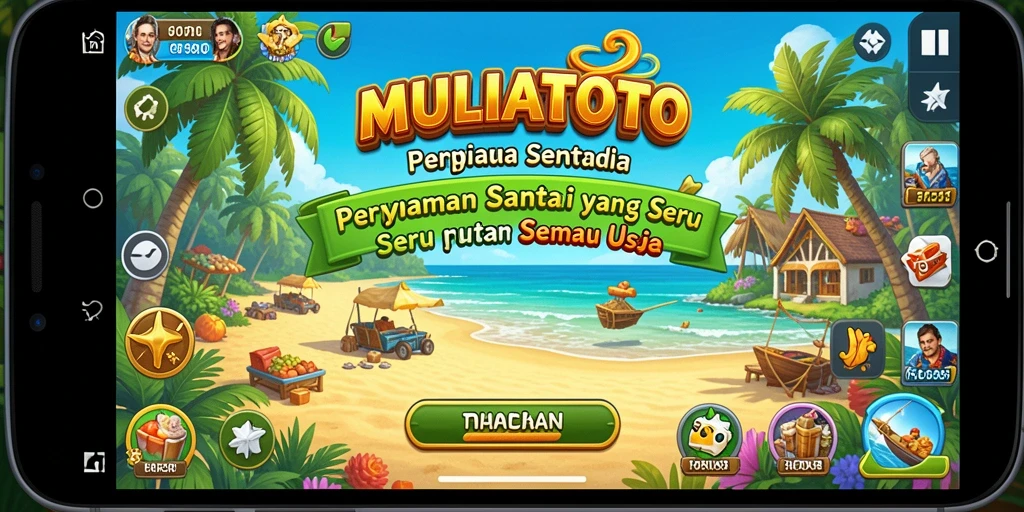 Tampilan gameplay seru dan interaktif dari MULIATOTO.