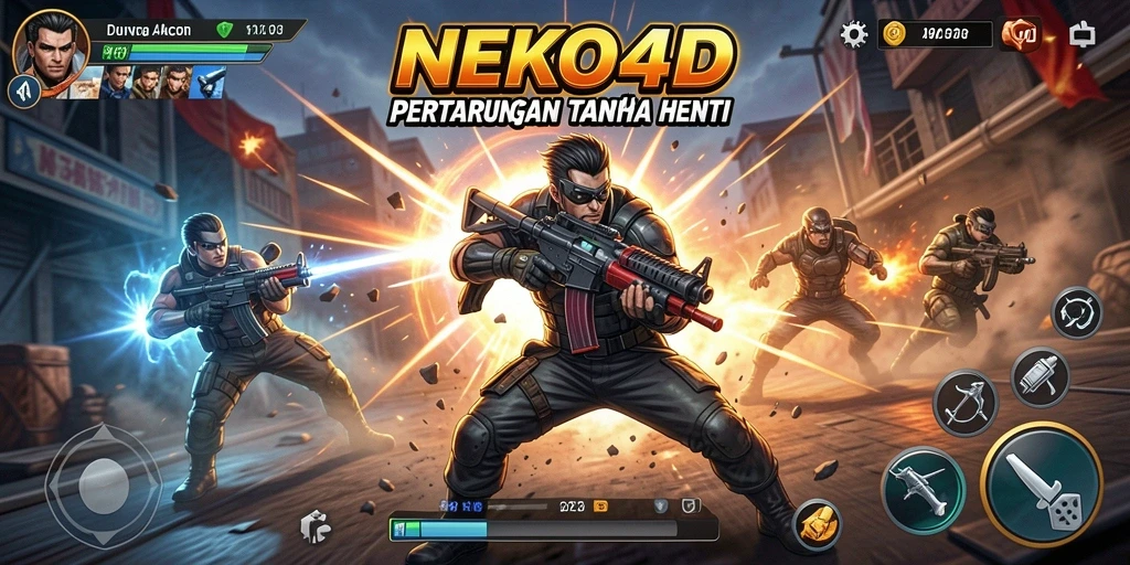 Screenshot NEKO4D menampilkan aksi gameplay yang mendebarkan.